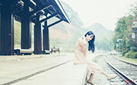 唯美迷人的清新长裙女生(10)