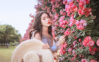 文艺的美女像个花仙子(10)