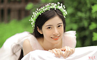 高颜值白嫩美女小清新唯美户外迷人写真(9)