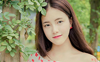 清纯日系美女户外写真(9)