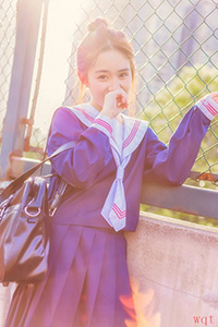 校园清纯系制服少女写真(11)